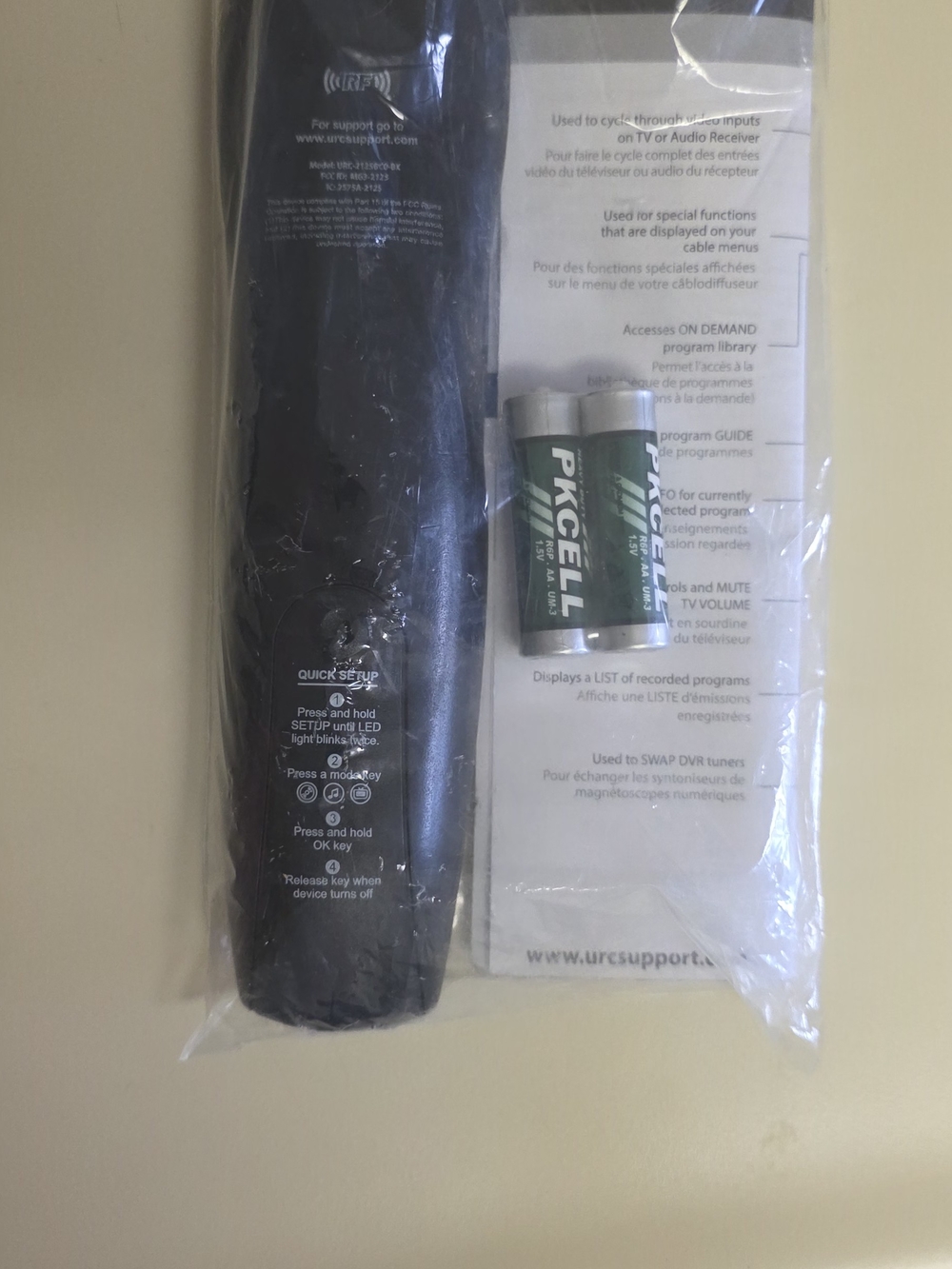 Universal Replacement Black TV Remote Control ROGERS - Picture 4 of 4